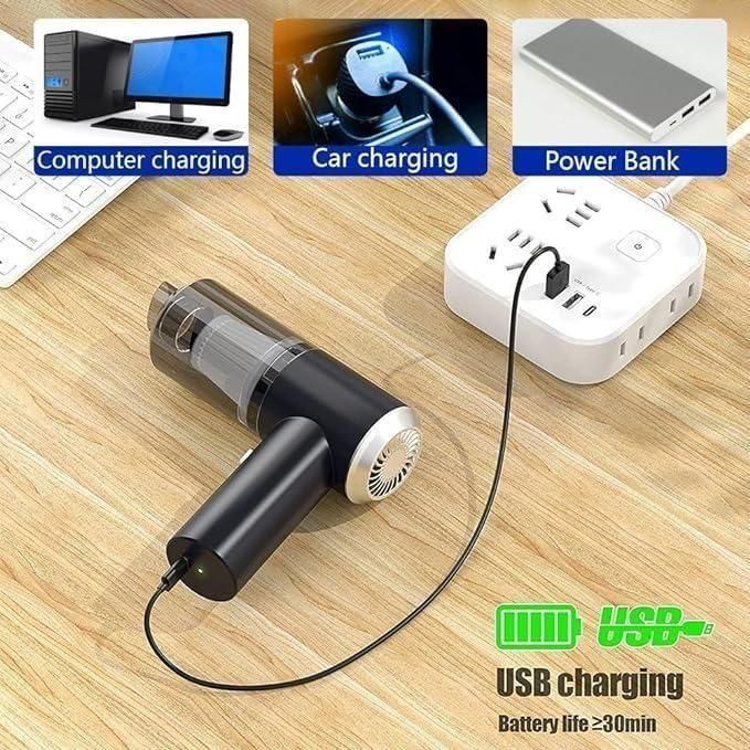 Rechargeable Handheld Air Duster Vacuum – Powerful & Compact